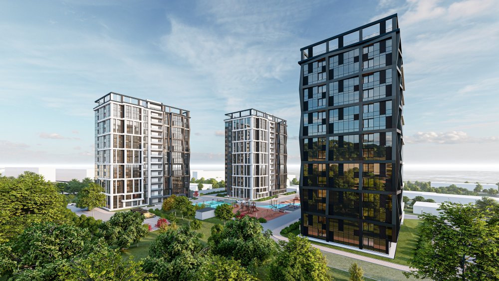 многоквартирного жилого комплекса из 3-х четырнадцатиэтажных домов. Приморский край г. Артем 