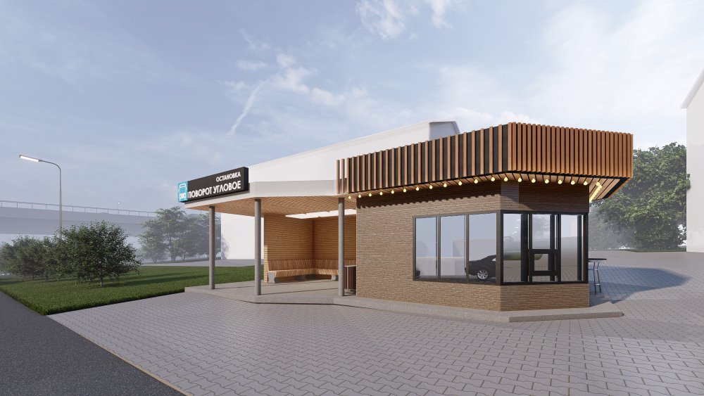 (облик) НТО по ул. 1-я Рабочая в г. Артем - Проекты нестационарных торговых объектов (НТО) - 