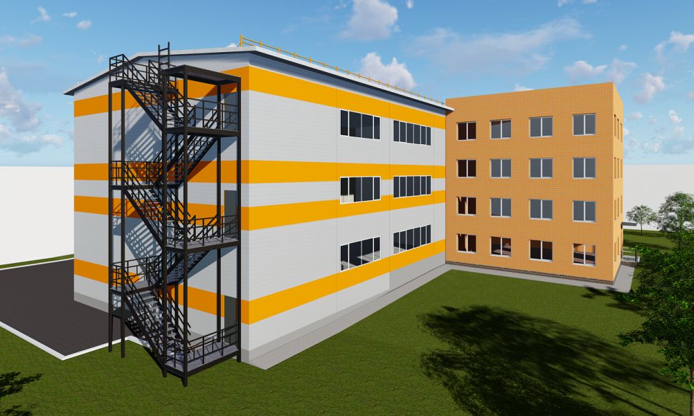 административно-производственного здания в районе ул. Донбасской